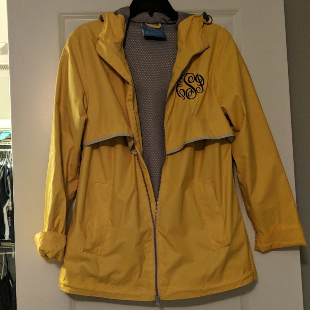 Charles river yellow raincoat